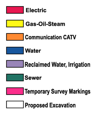 Gopher State One Call Color Code